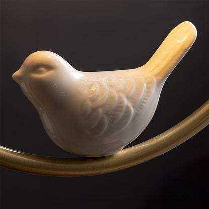 Elegant White Bird Hanging Lamp