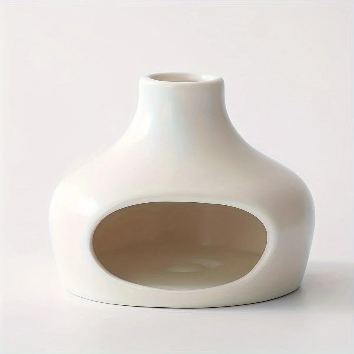Ceramic Fireplace for Meditation – Modern Mini Smoke Burner with Chimney-Style Smoke Flow, Ideal for Sage and Incense 6