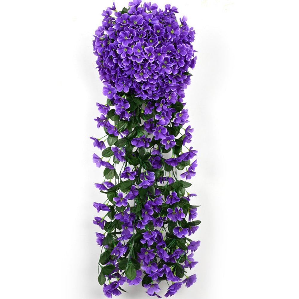 Beautiful Fake Flower Wall Hanging Decor