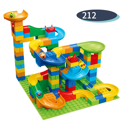 Marble Run Building Blocks Track Set