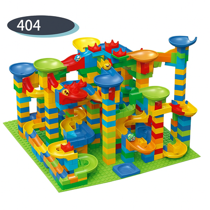 Marble Run Building Blocks Track Set