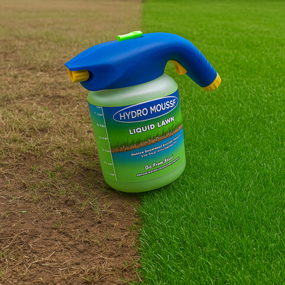 Fast Growing Grass Seed Spray for Lawn Repair - Halri