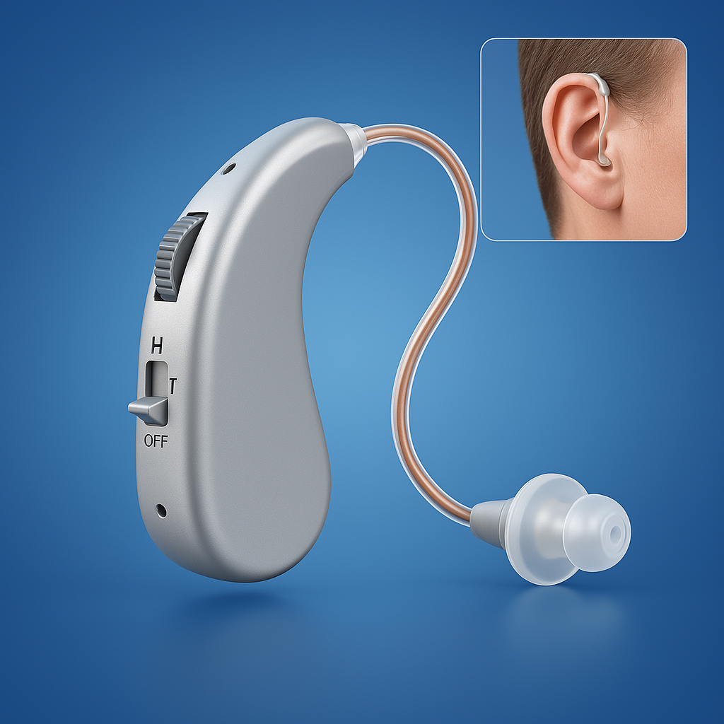 Easy to Use Digital Hearing Aid with Clear Sound