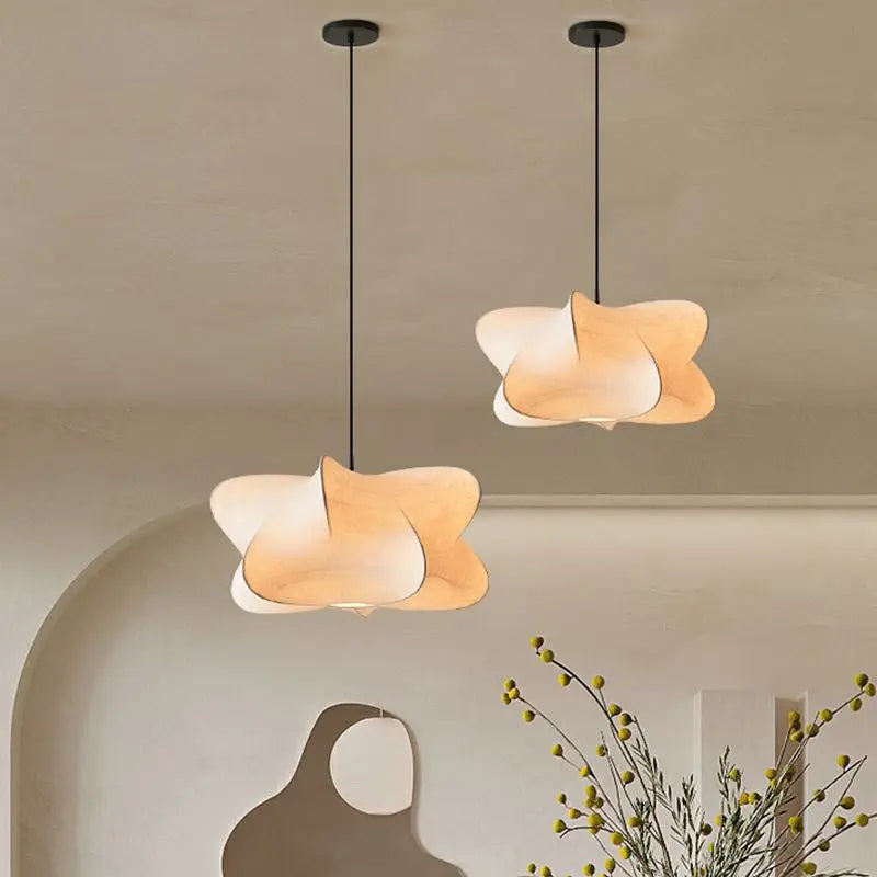 Elegant Silk Drop Pendant Light - Halri