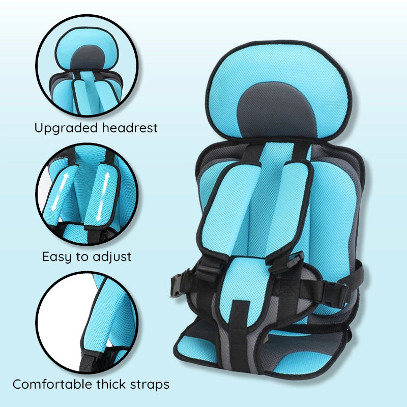 Kids Car Booster Seat Cushion Adjustable Support Pad