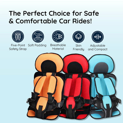 Kids Car Booster Seat Cushion Adjustable Support Pad