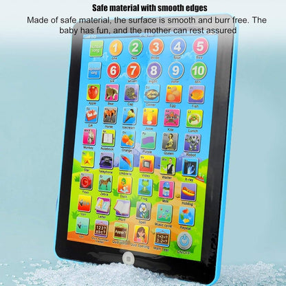Children's Educational Tablet Interactive Learning Toy for 3-6 Year Olds ABS Plastic