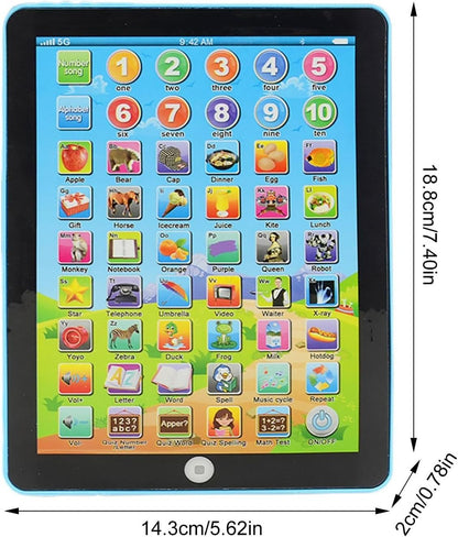Children's Educational Tablet Interactive Learning Toy for 3-6 Year Olds ABS Plastic