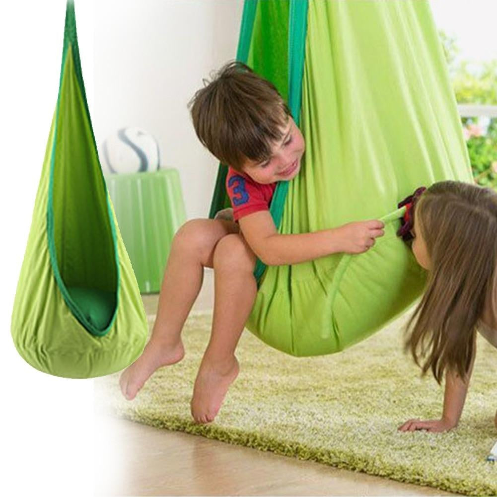 Children's Hanging Chair Swing with Inflatable Cushion and Kit