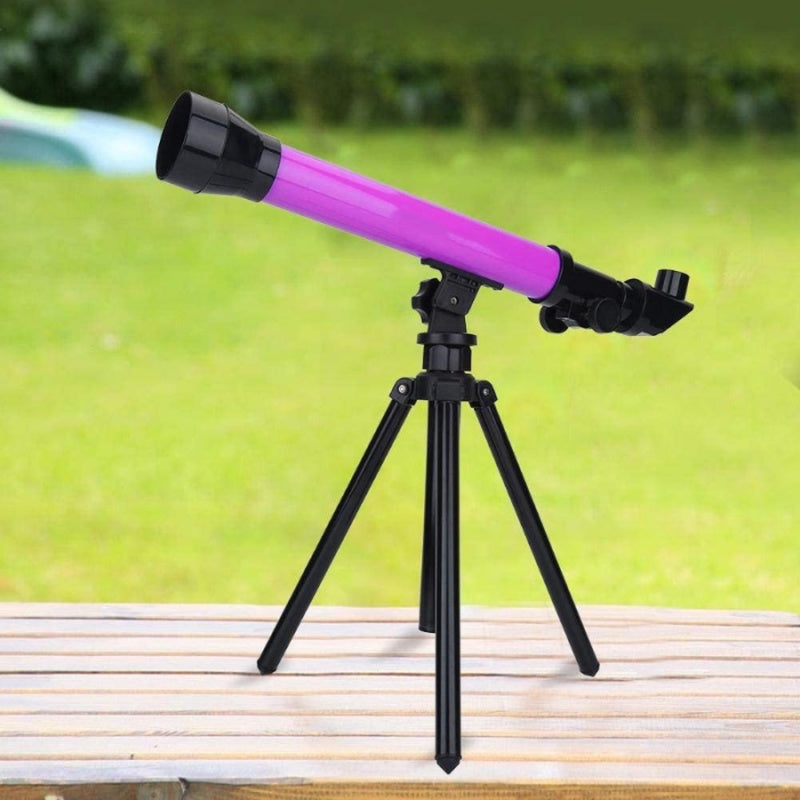 Kids Beginner Telescope with 3 Lens and Adjustable Stand
