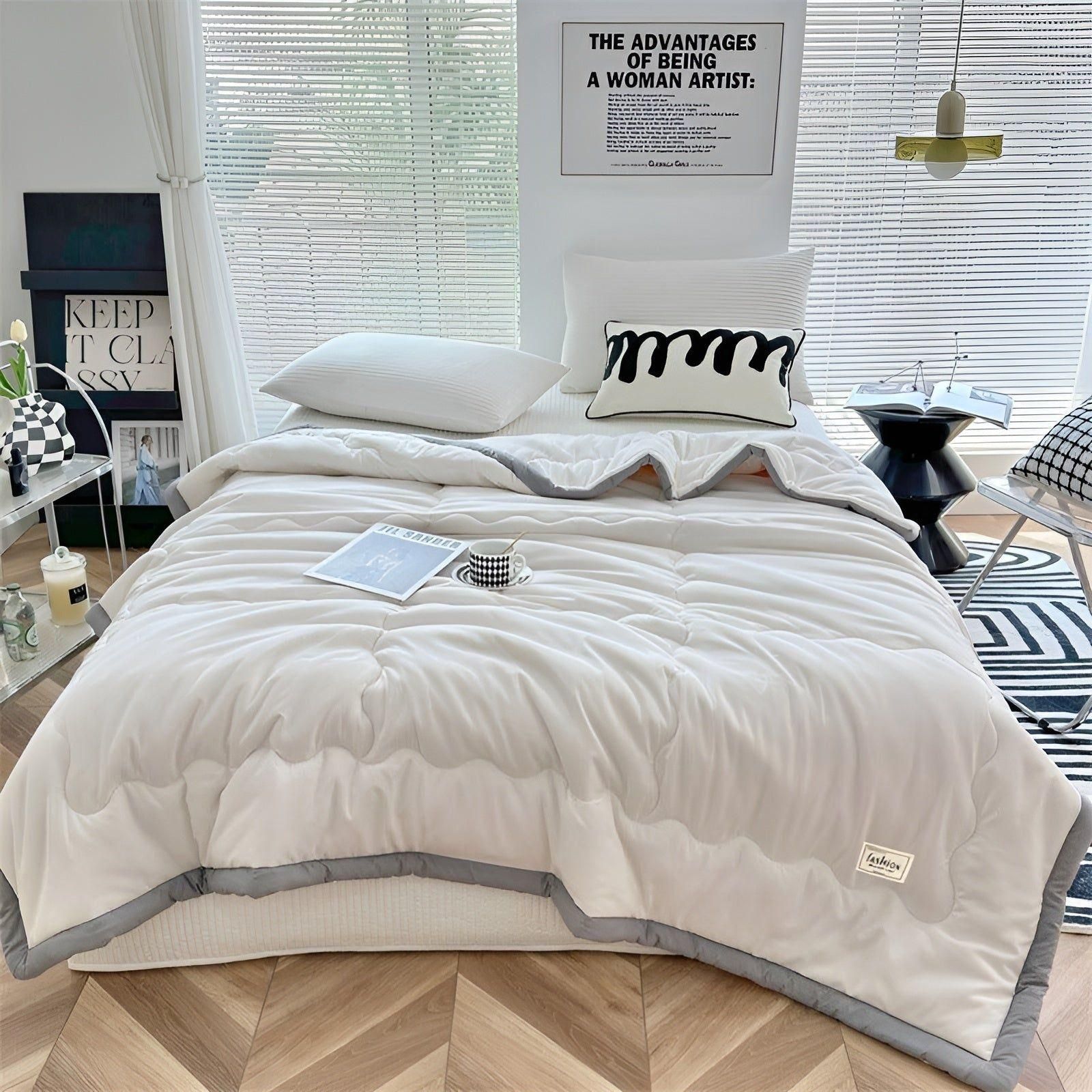 Soft Summer Duvet with Cooling Lightweight Fabric - Halri