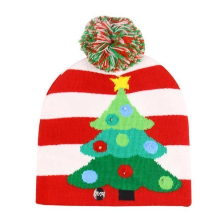 Fun Holiday LED Beanie Hat