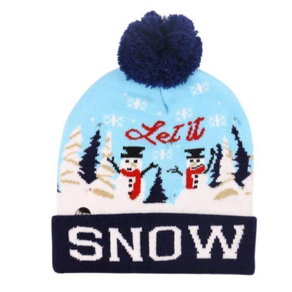 Fun Holiday LED Beanie Hat