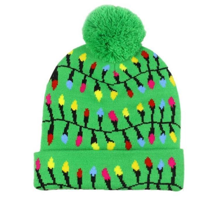 Fun Holiday LED Beanie Hat