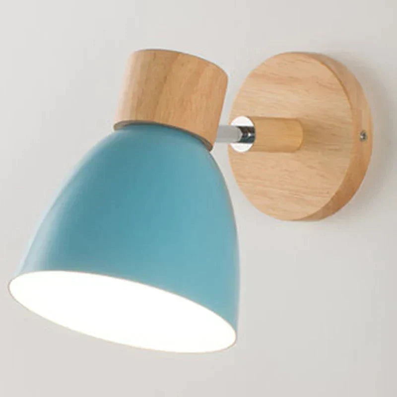 Modern Wooden Wall Light Scandinavian Style