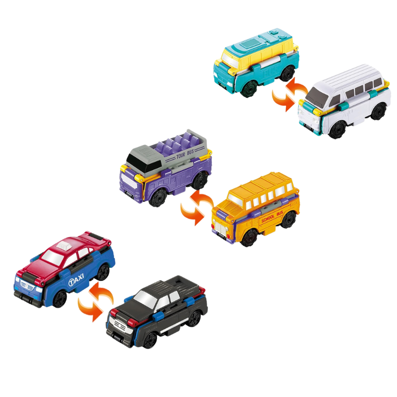 Fun Reversible Toy Cars for Kids