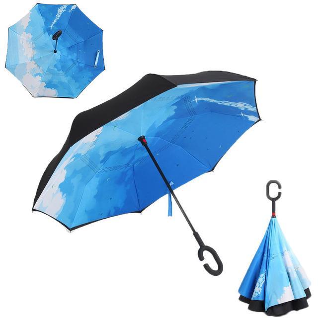 Waterproof Automatic Open Close Umbrella
