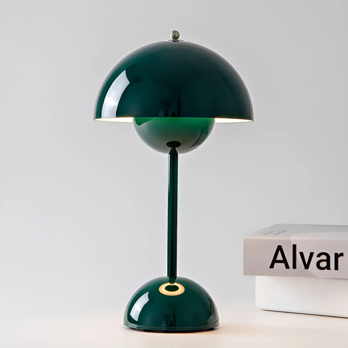 Simple Rustic Wooden Table Lamp