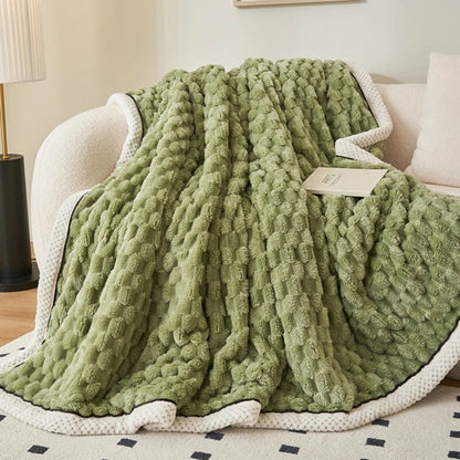 Plush Fleece Blanket - Warm Lightweight Throw