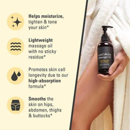 Collagen Firming Anti-Cellulite Body Oil Relaxes Your Body and Brightens, Smooths Skin