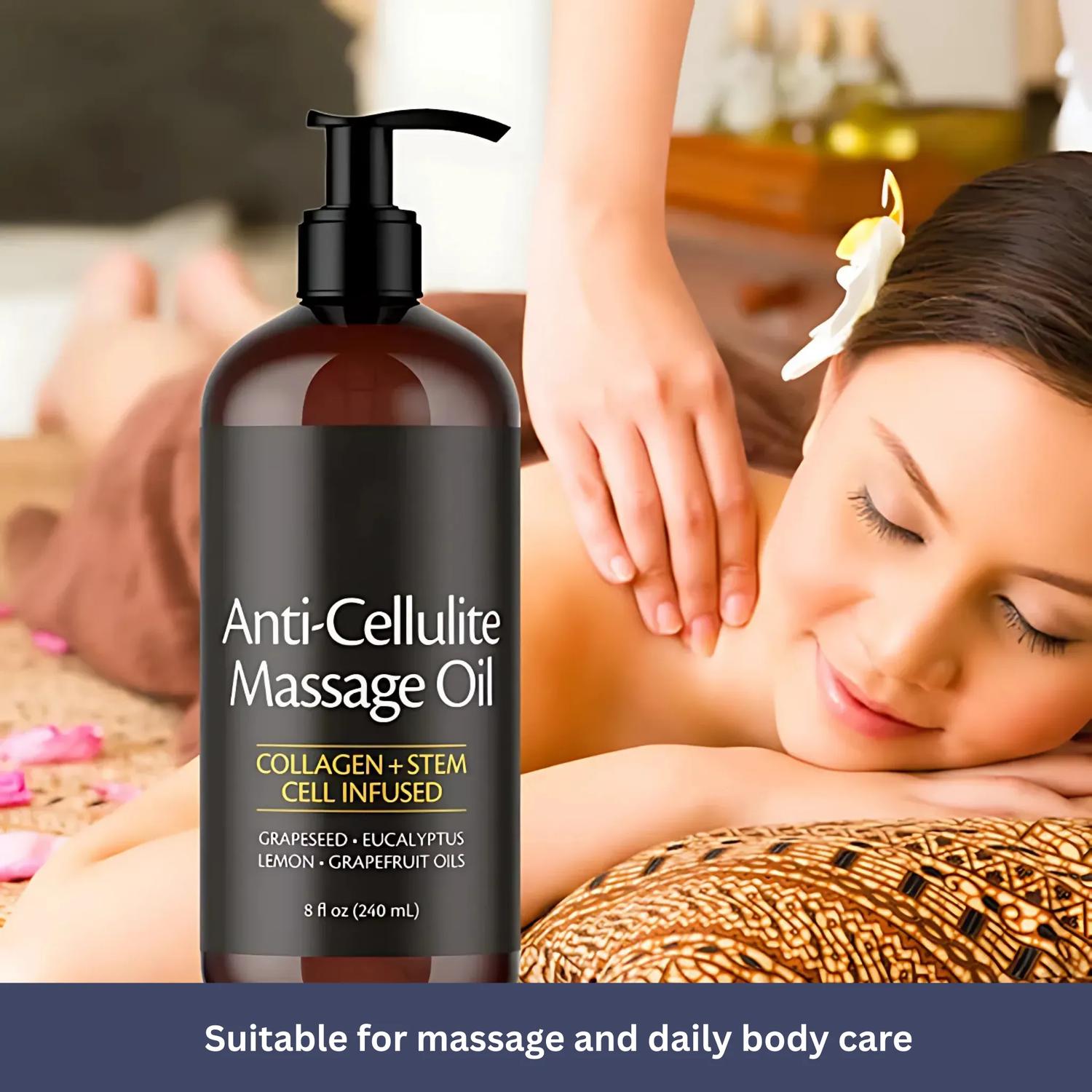 Collagen Firming Anti-Cellulite Body Oil Relaxes Your Body and Brightens, Smooths Skin