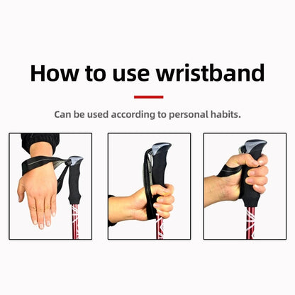 Collapsible Walking Pole - Lightweight Trekking Stick Ideal for Men Women and Seniors