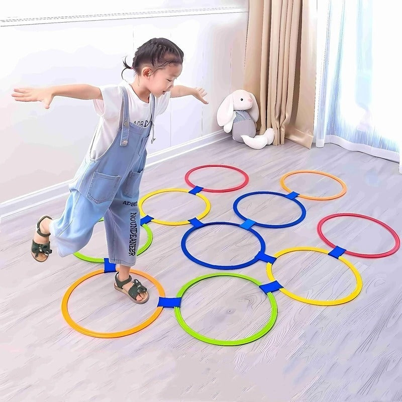 Vibrant Exercise Hoop Rings for Kids Fitness Play - Halri