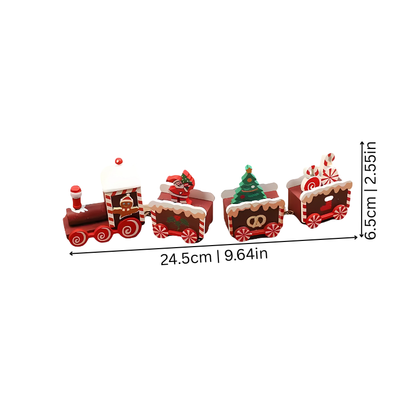 Natural Wood Train Track - Halri