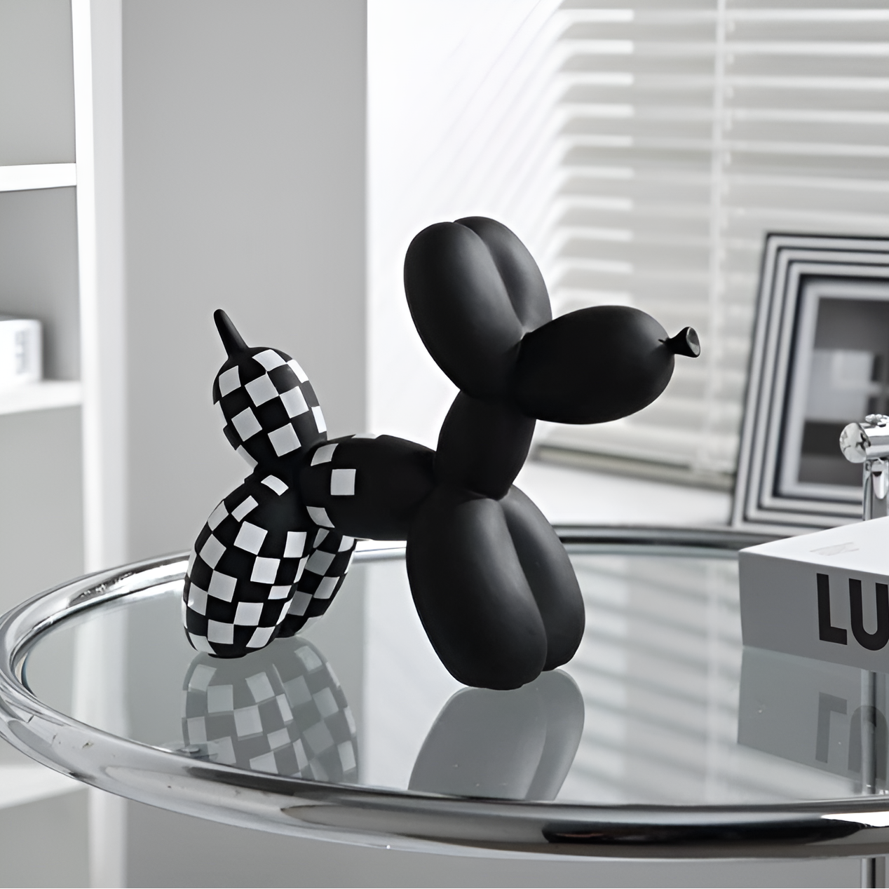 Vibrant Decorative Dog Figurine for Home Decoration - Halri