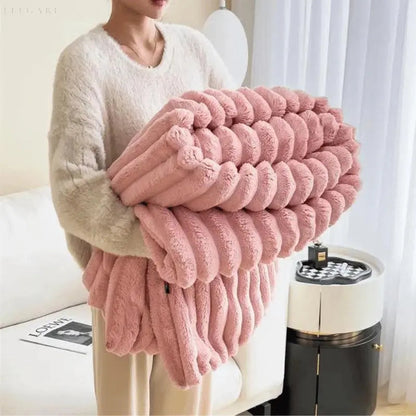 Halri | Soft Fleece Throw Blanket Warm Cozy