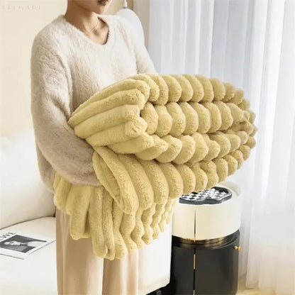 Halri | Soft Fleece Throw Blanket Warm Cozy
