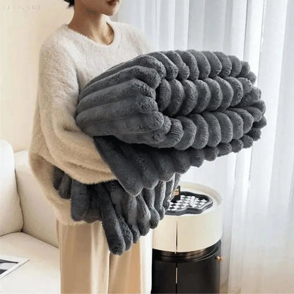 Halri | Soft Fleece Throw Blanket Warm Cozy