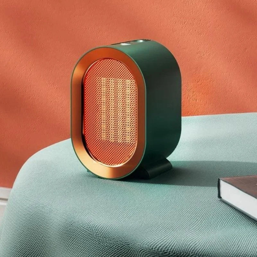 Compact Portable Heater with Thermostat - Silent and Eco Friendly - Halri