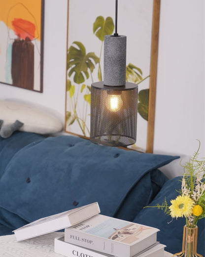 Sleek Metal Hanging Ceiling Light