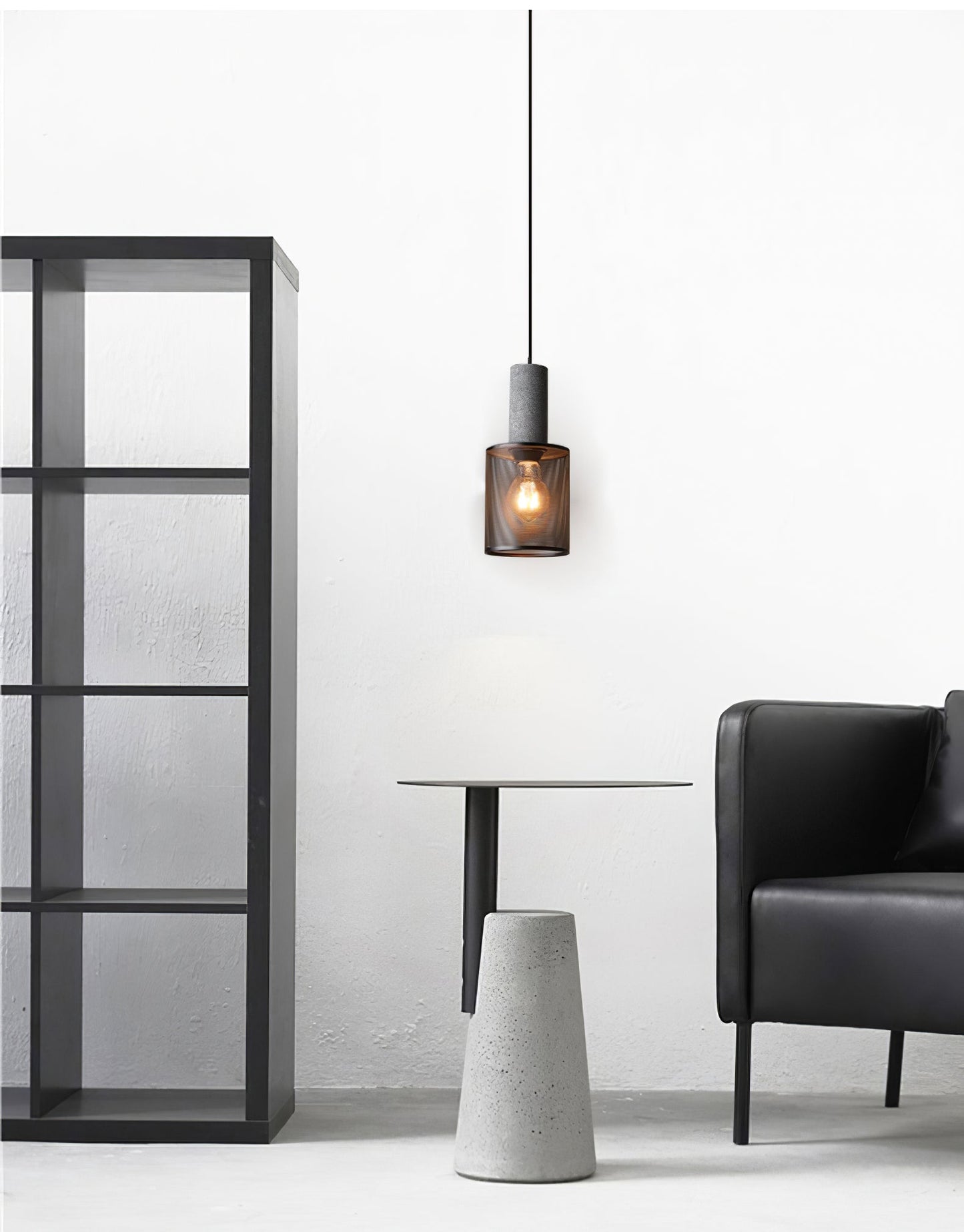Sleek Metal Hanging Ceiling Light