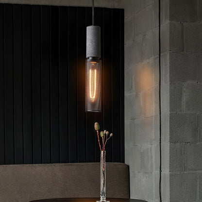 Sleek Metal Hanging Ceiling Light