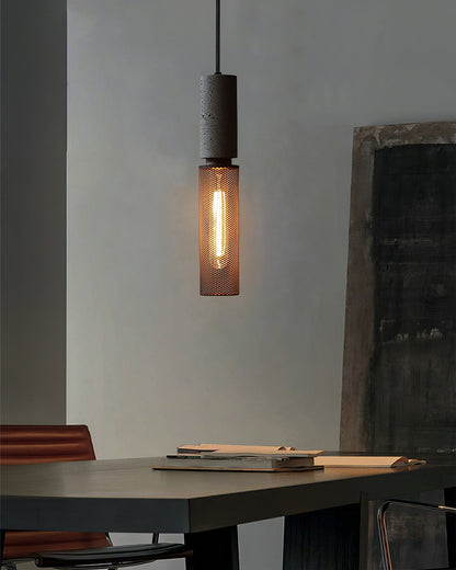 Sleek Metal Hanging Ceiling Light
