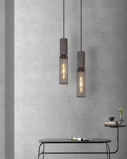 Sleek Metal Hanging Ceiling Light