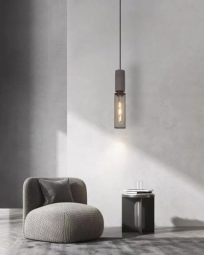 Sleek Metal Hanging Ceiling Light