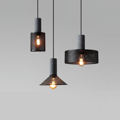 Sleek Metal Hanging Ceiling Light