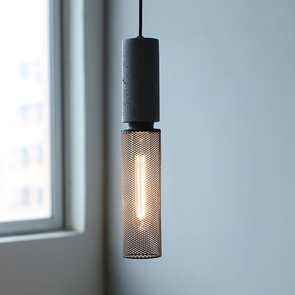 Sleek Metal Hanging Ceiling Light