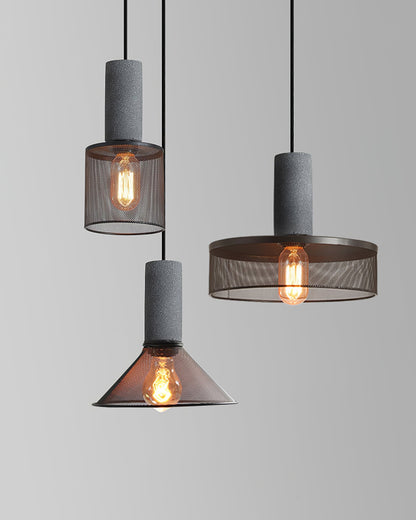Sleek Metal Hanging Ceiling Light