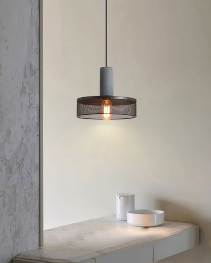 Sleek Metal Hanging Ceiling Light