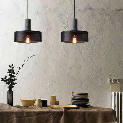 Sleek Metal Hanging Ceiling Light