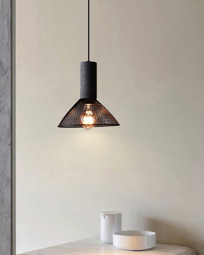 Sleek Metal Hanging Ceiling Light