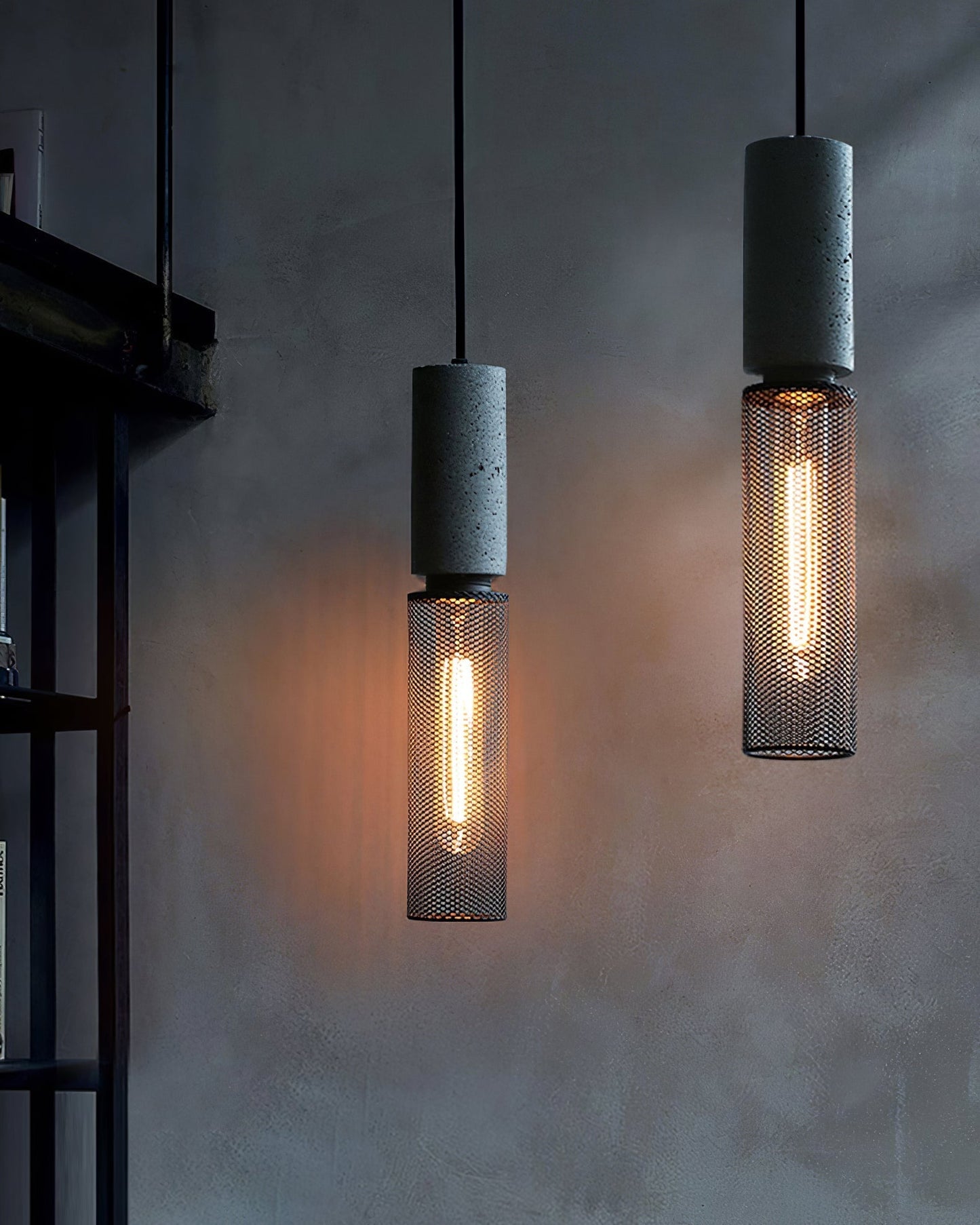 Sleek Metal Hanging Ceiling Light