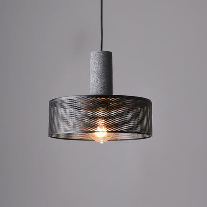Sleek Metal Hanging Ceiling Light