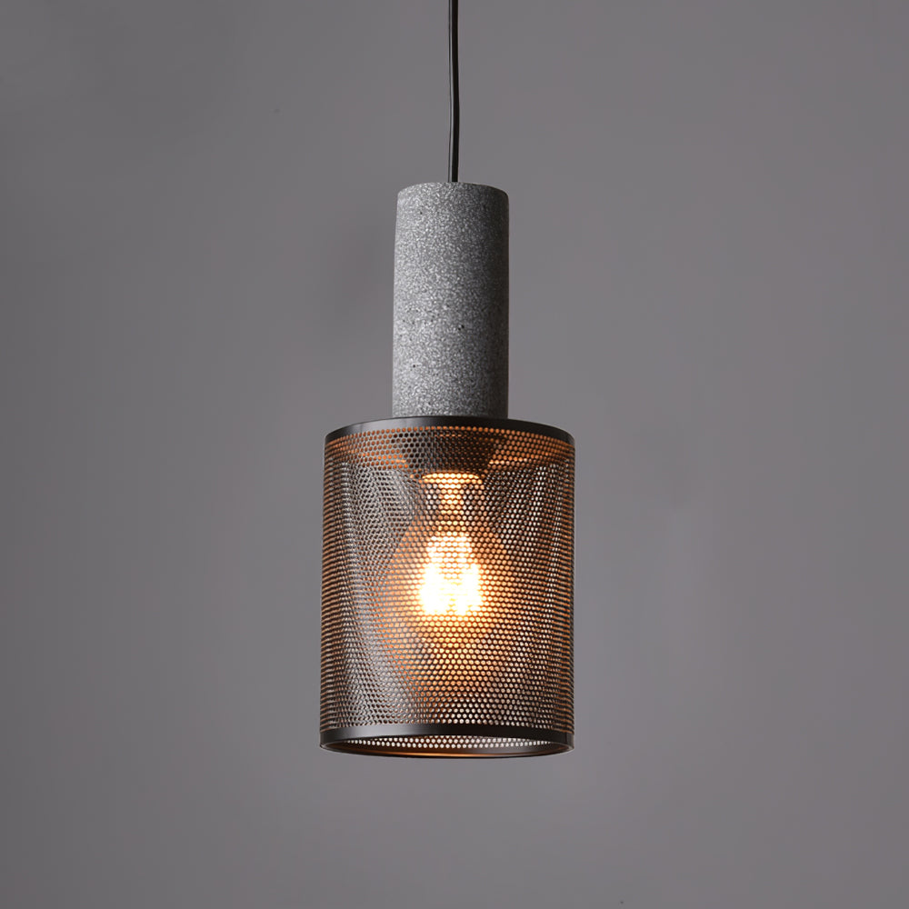 Sleek Metal Hanging Ceiling Light