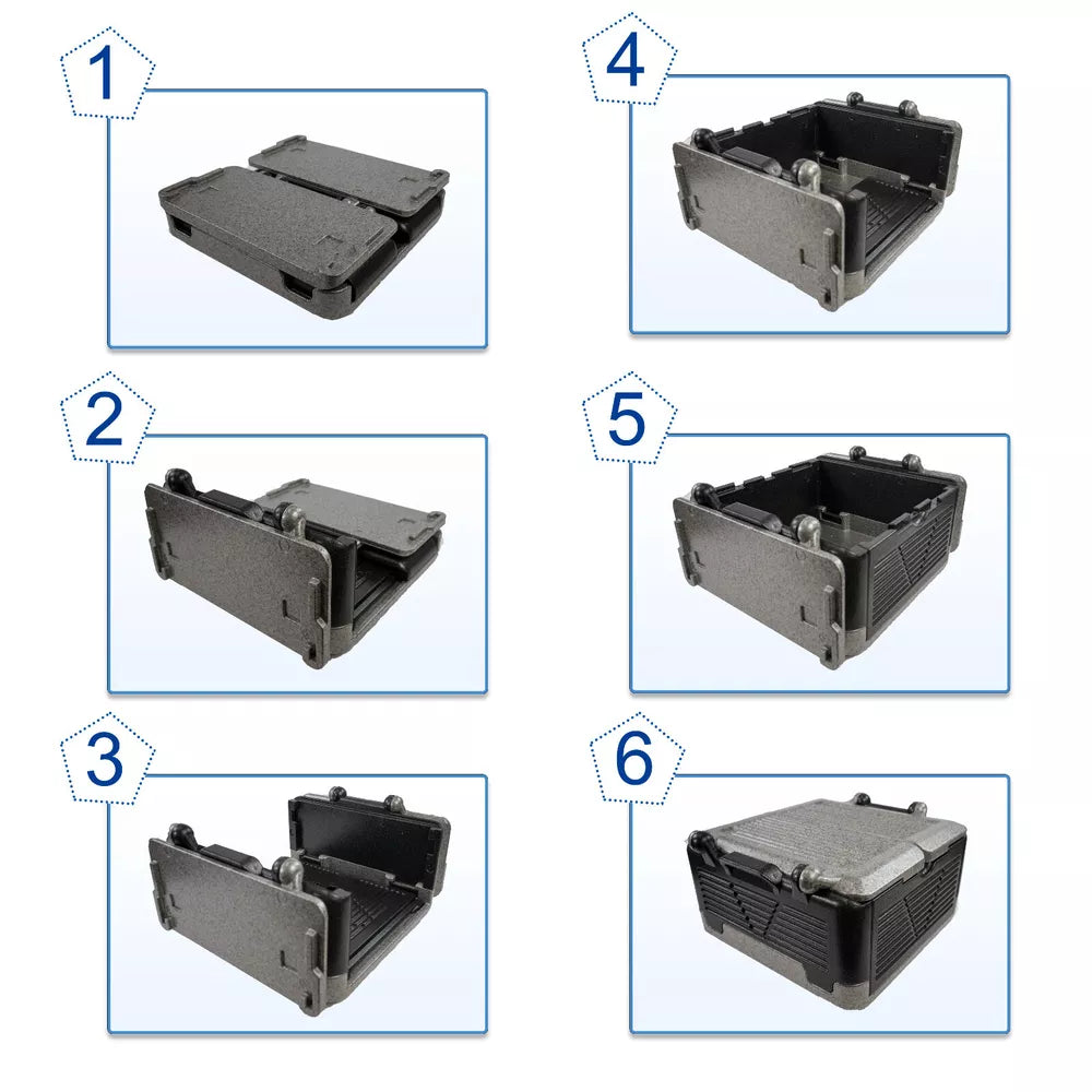Compact Portable Ice Cooler Box