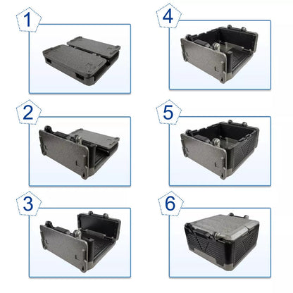 Compact Portable Ice Cooler Box